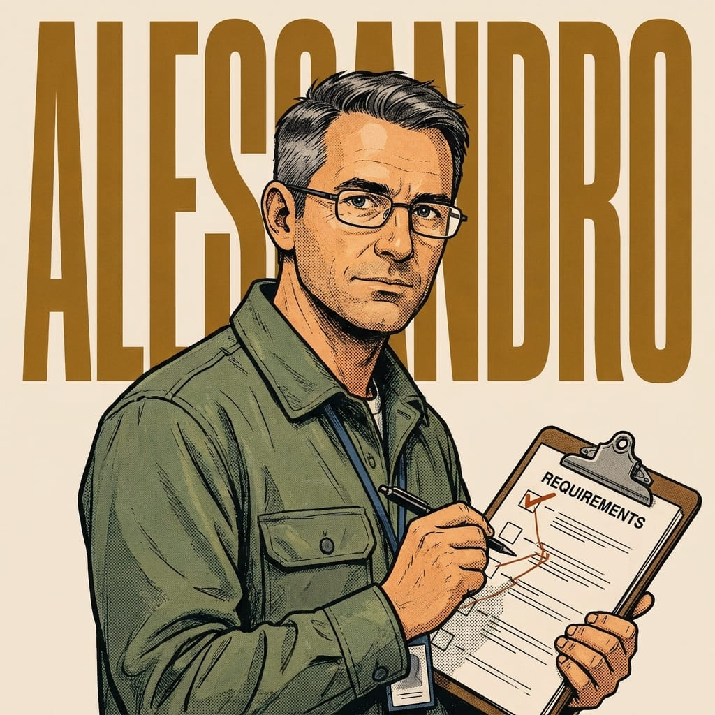 Alessandro, Requirements documentation