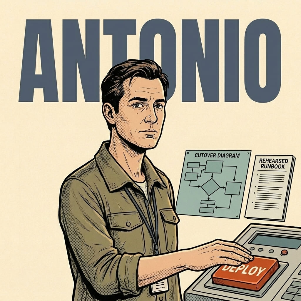 Antonio, Production deploy automation
