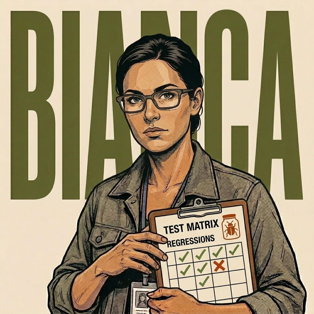 Bianca, Test suite architecture