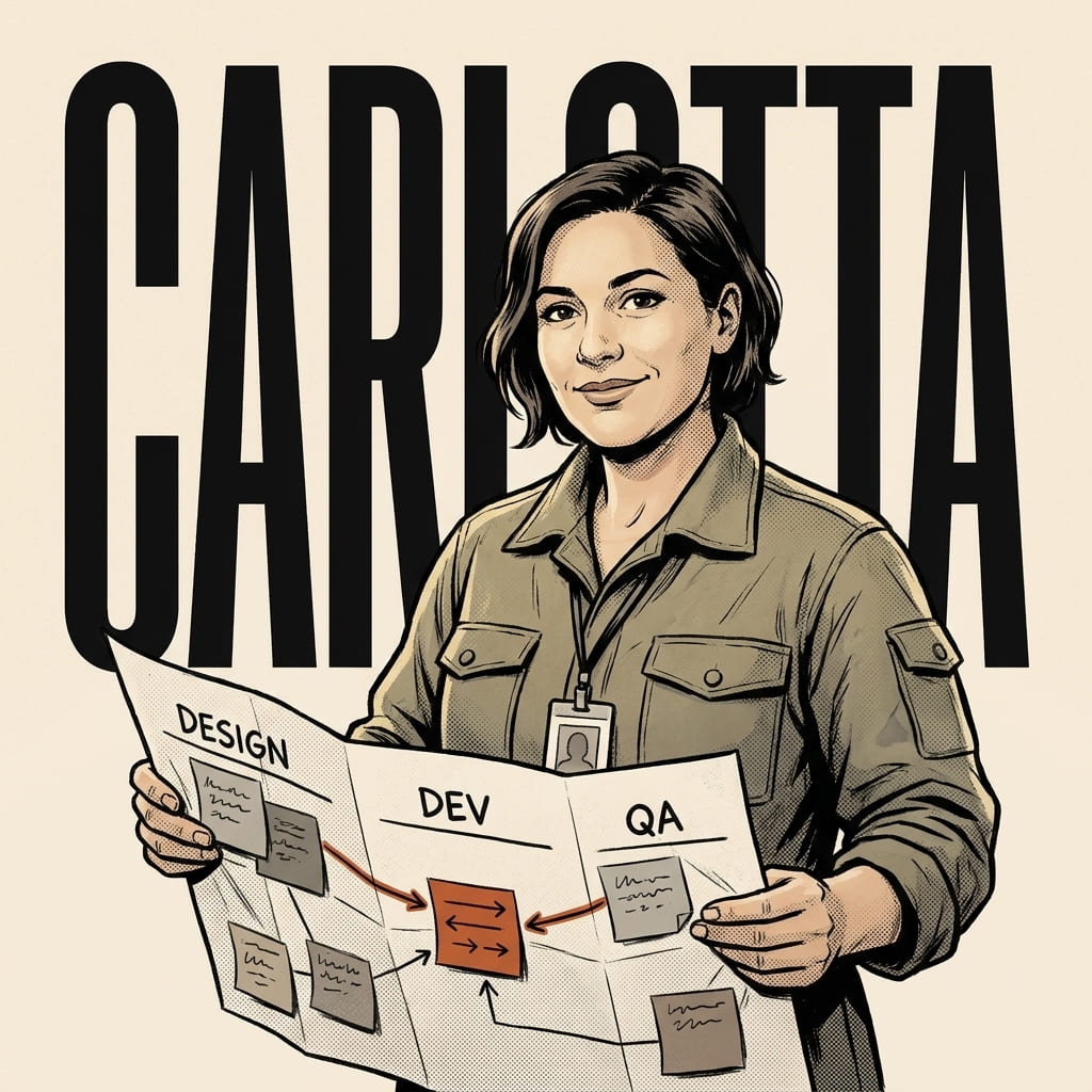 Carlotta, Cross-team coordination