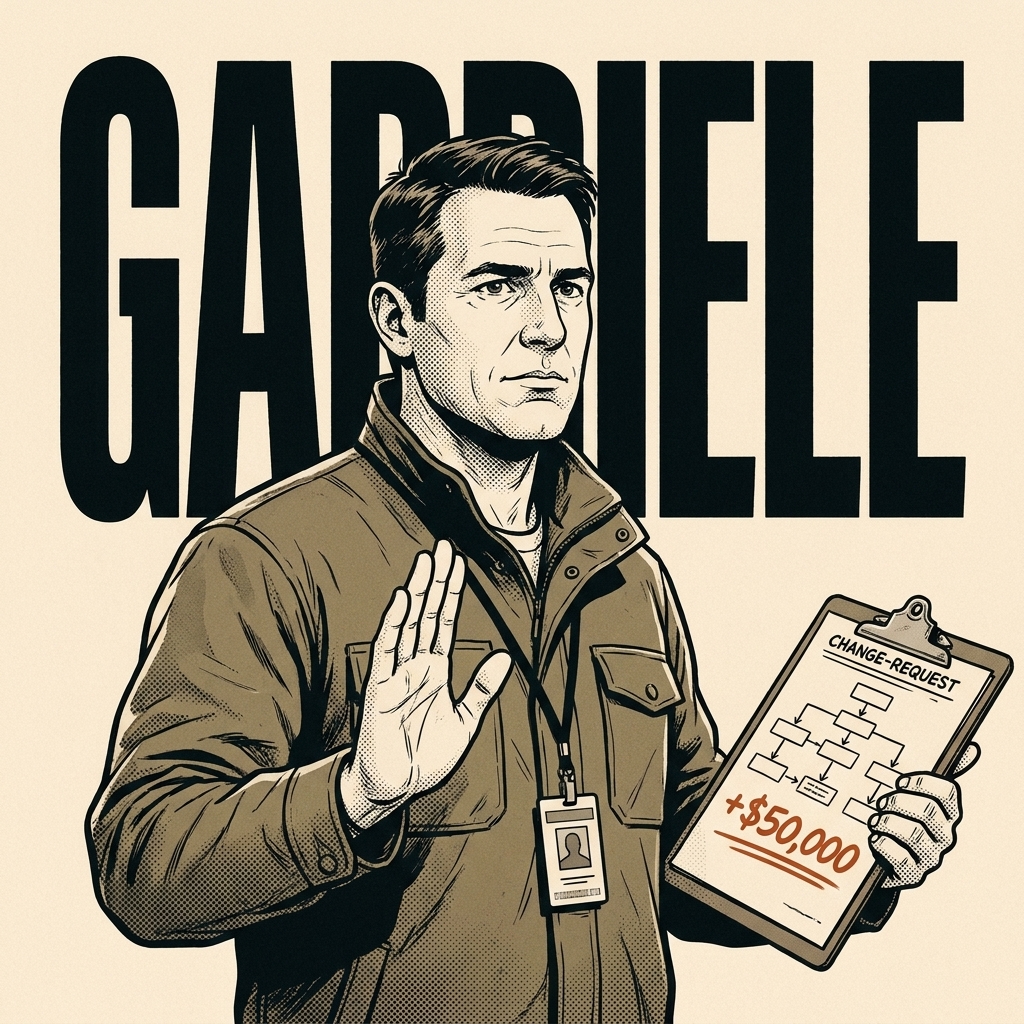 Gabriele, Scope & change management