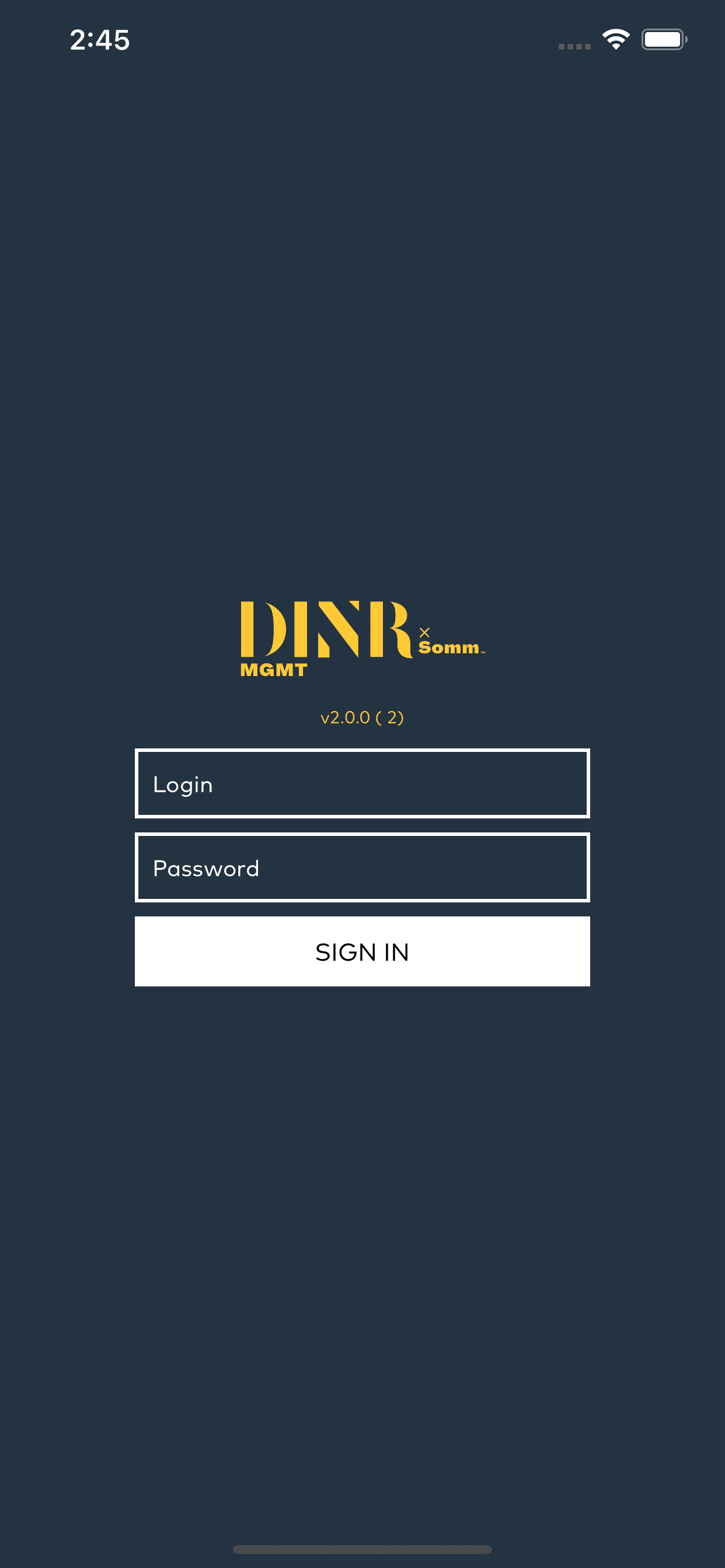 DINR MGMT screenshot